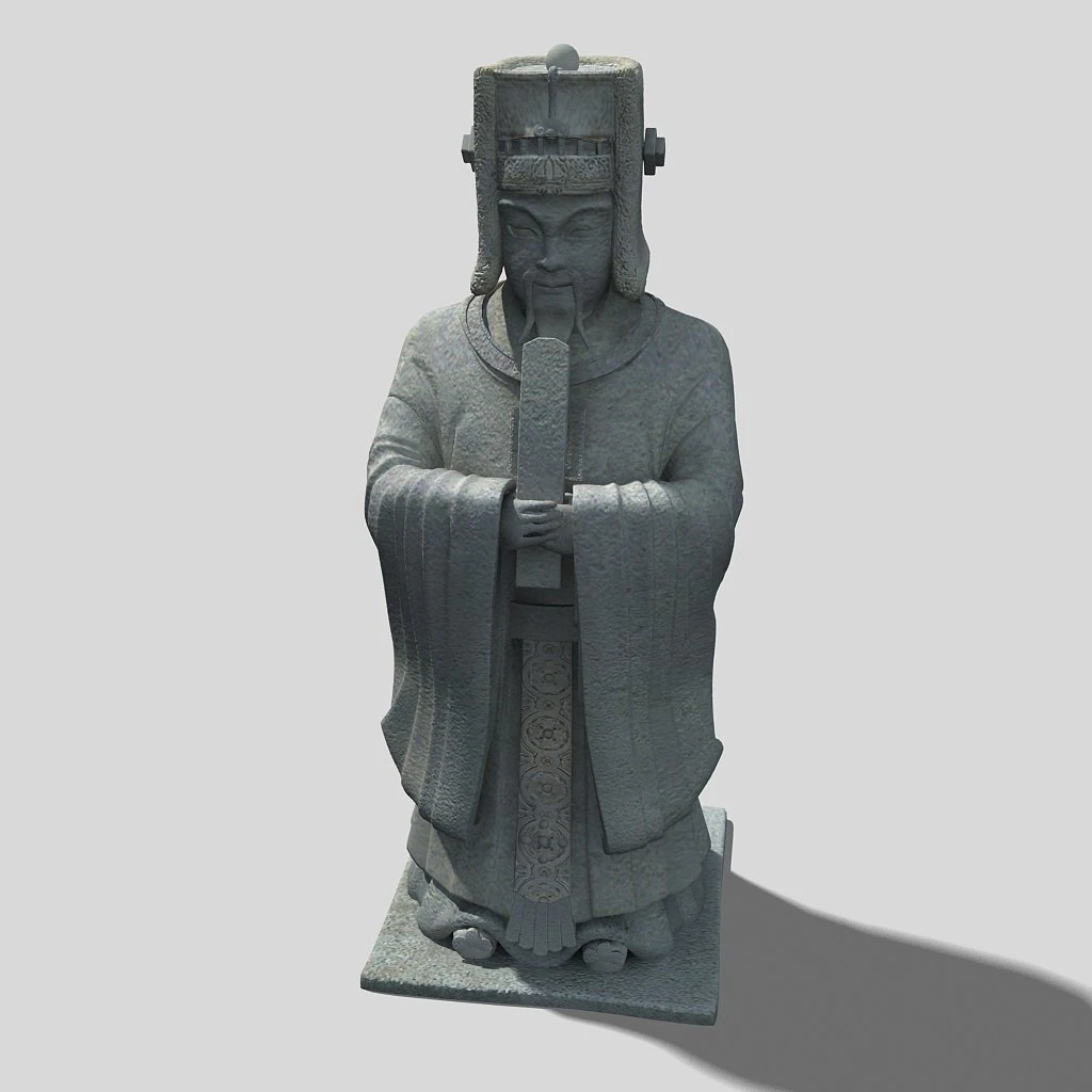 statue 3D Model .c4d .max .obj .3ds .fbx .stl .blend 