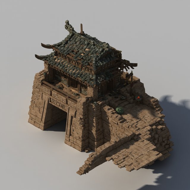 city tower Model 3D .c4d .max .obj .3ds .fbx .stl .blend 