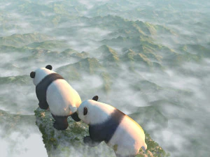 panda Modèle 3D