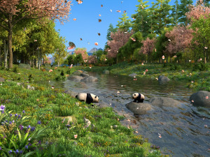 panda Modelo 3D