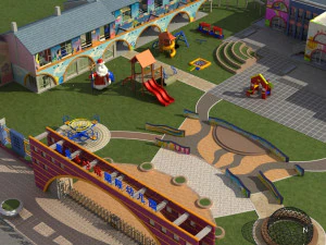 детский сад 3D Модель