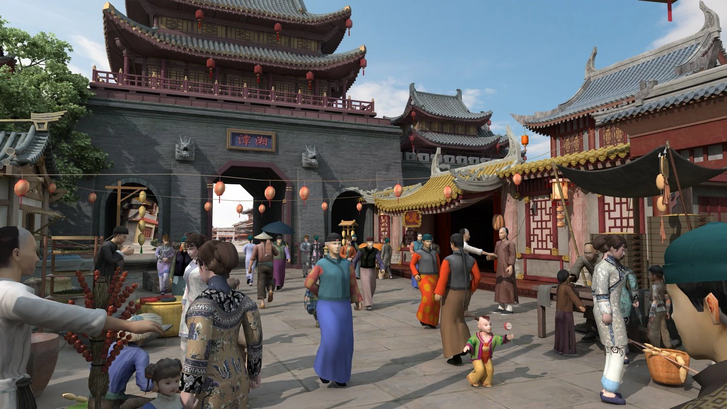 ancient street 3D Model .c4d .max .obj .3ds .fbx .stl .blend 