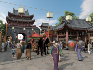 ancient street 3D 모델
