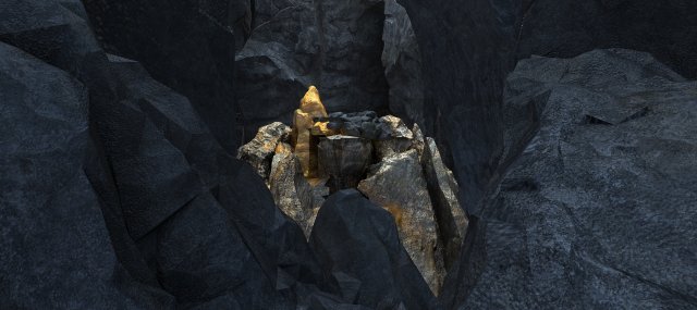 caves and ores 3Dモデル .c4d .max .obj .3ds .fbx .stl .blend