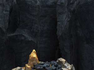 caves and ores 3Dモデル