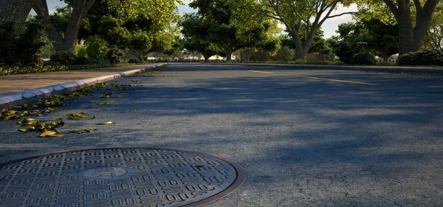 boulevard 3D 模型 .c4d .max .obj .3ds .fbx .stl .blend 
