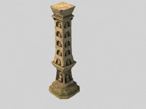 stone column Modelo 3D