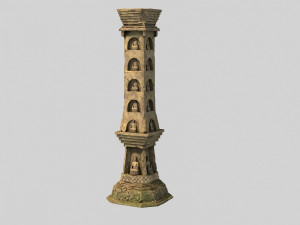 stone column Modello 3D