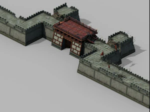 城门 3D 模型