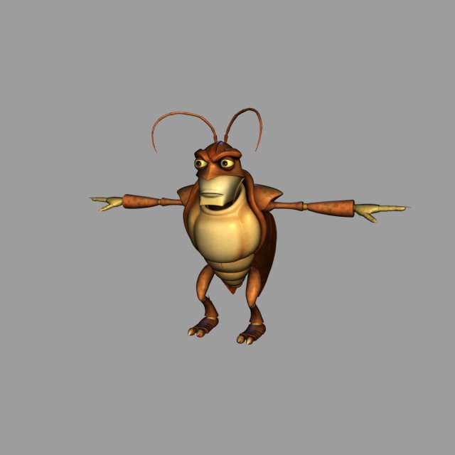 locust 3Dモデル .c4d .max .obj .3ds .fbx .stl .blend 