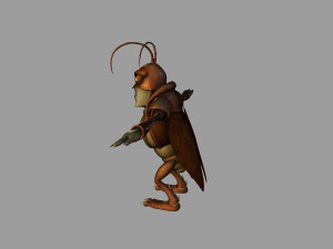 locust 3Dモデル