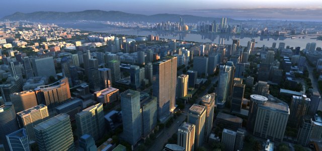 city building Modelo 3D .c4d .max .obj .3ds .fbx .stl .blend 