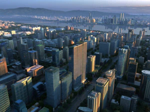 городское здание 3D Модель