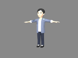 cartoon man Modelo 3D
