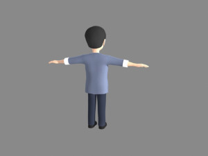 cartoon man 3Dモデル