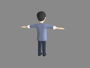 cartoon man 3D Model