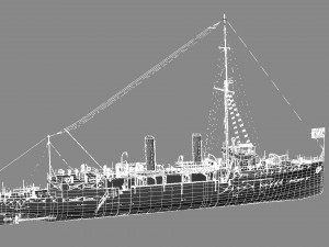 zhongshan ship 3D मॉडल