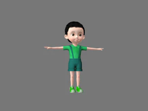 garoto Modelo 3D