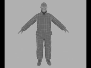 farmer 3D Model