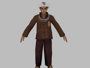 laki-laki achang Model 3D