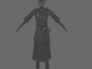 achang women Modèle 3D