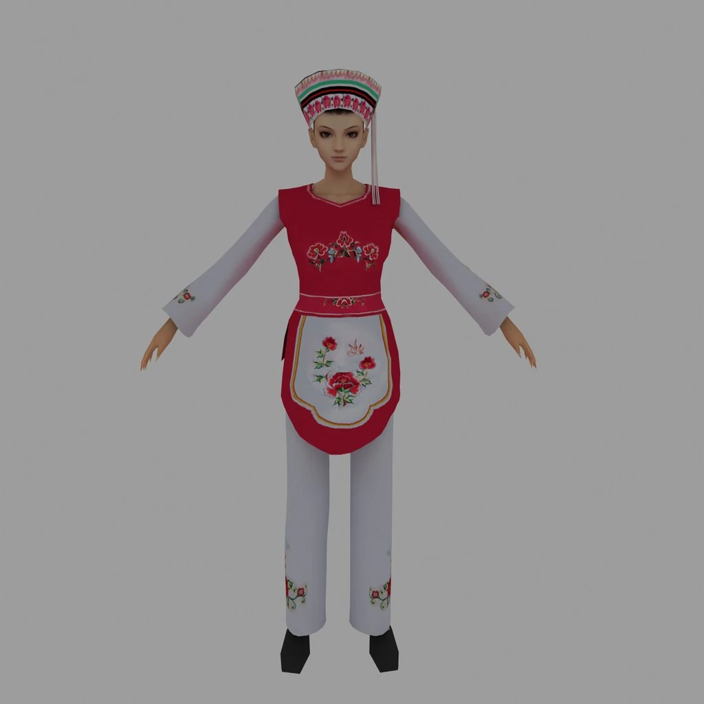 white women 3D Model .c4d .max .obj .3ds .fbx .stl .blend 