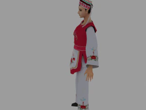 white women 3D Model