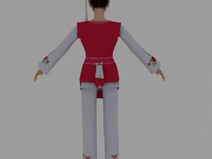 white women 3D 模型