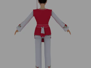 white women 3D Model
