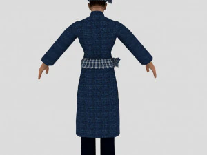 茶色の男性 3Dモデル