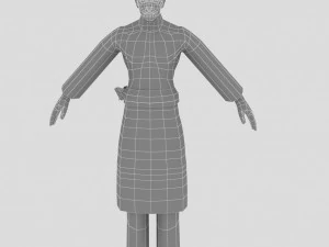 茶色の男性 3Dモデル