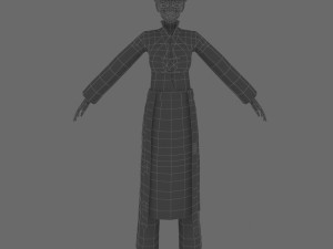 browns women 3D Model