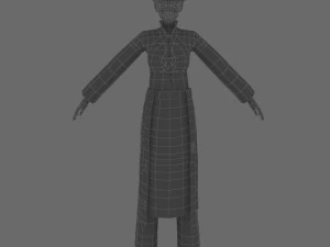 browns women 3D Model