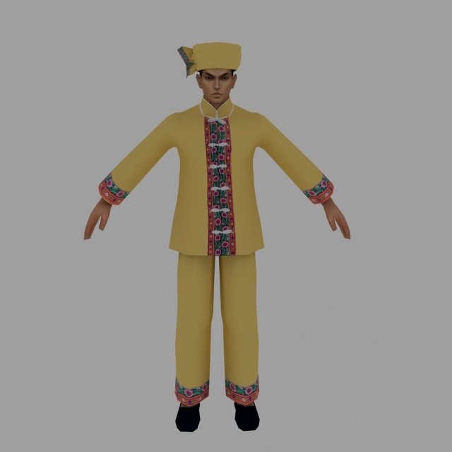 wa men Model 3D .c4d .max .obj .3ds .fbx .stl .blend 