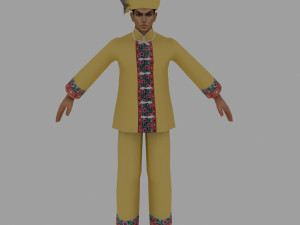 wa men 3D Model