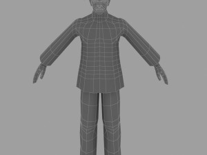wa men Model 3D