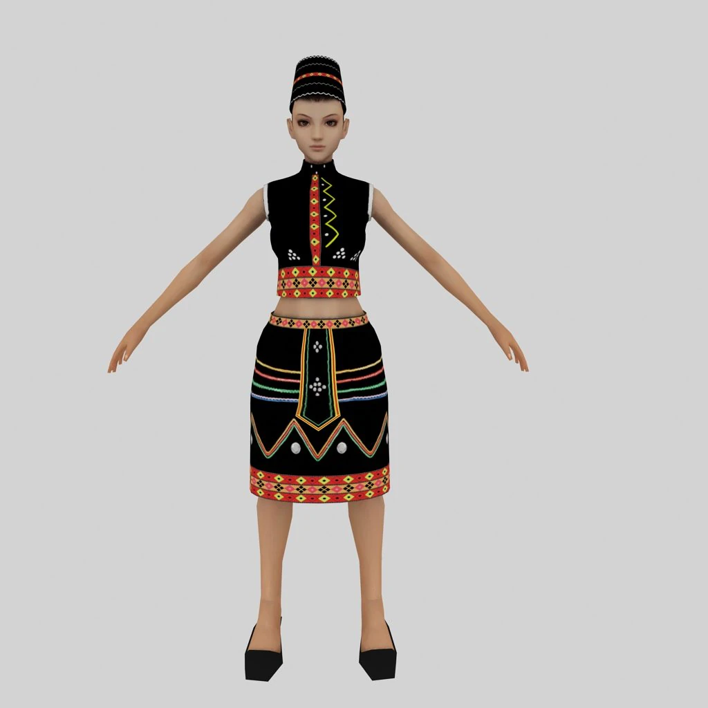 वह महिलाएं 3D मॉडल .c4d .max .obj .3ds .fbx .stl .blend 