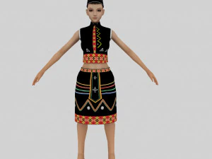 वह महिलाएं 3D मॉडल