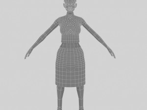 she women 3D-Modell