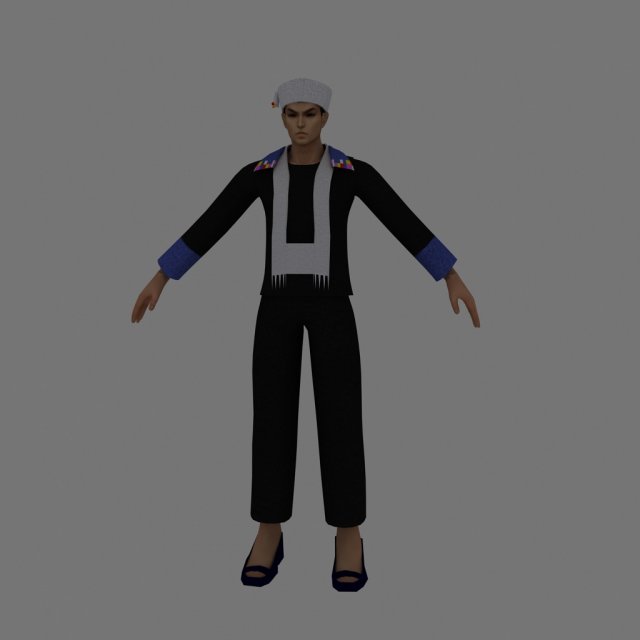 deang men 3D 模型 .c4d .max .obj .3ds .fbx .stl .blend 