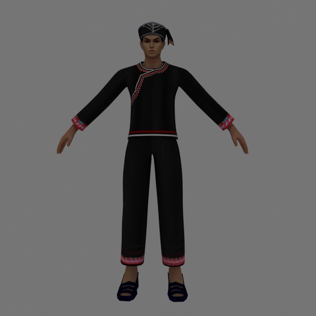 hani men 3D Модель .c4d .max .obj .3ds .fbx .stl .blend 