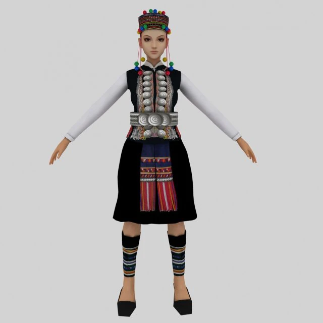 donne Hani Modello 3D .c4d .max .obj .3ds .fbx .stl .blend