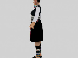 hani women Model 3D