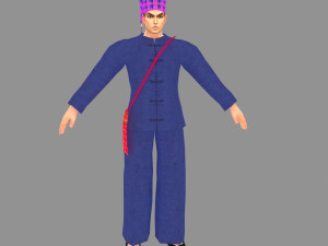 jingpo ethnic men 3D 모델