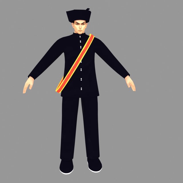 lahu men 3Dモデル .c4d .max .obj .3ds .fbx .stl .blend 
