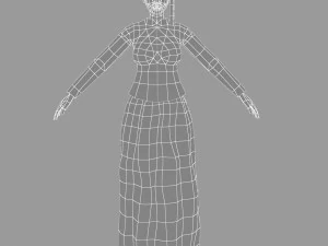 lahu women 3D Model