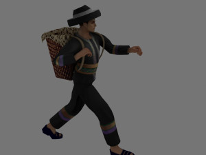 hmong men Modelo 3D