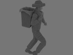 hmong men 3D Model