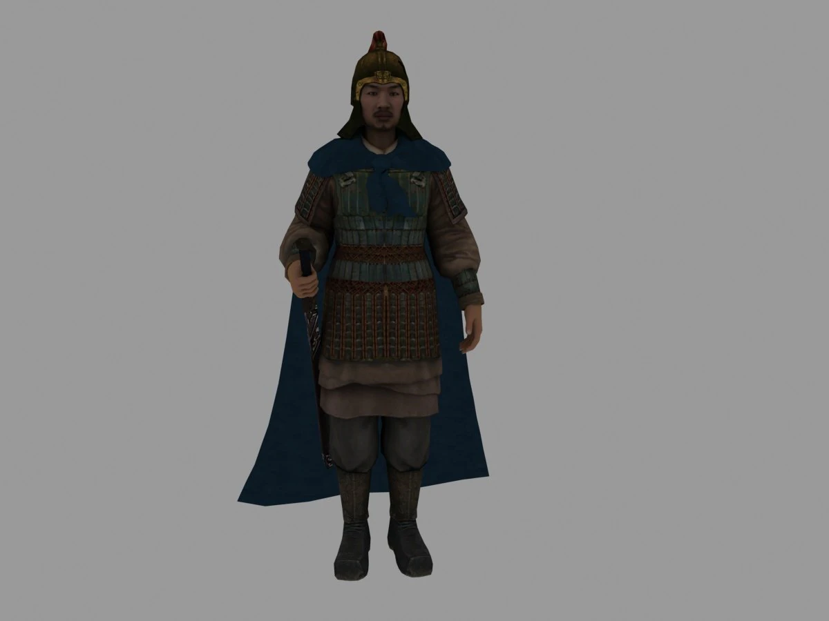 ancient genral 3D Model .c4d .max .obj .3ds .fbx .stl .blend 