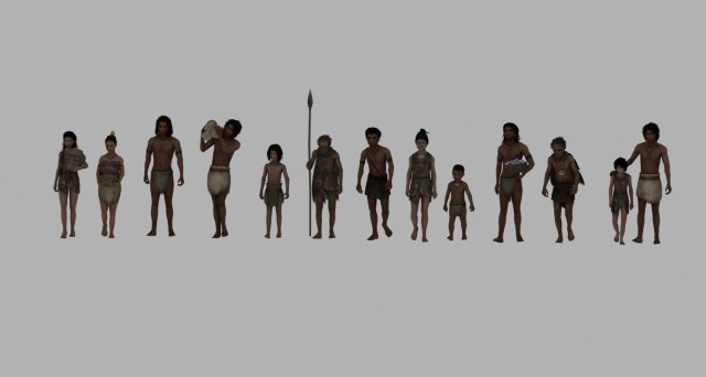 primitive 3D Model .c4d .max .obj .3ds .fbx .stl .blend 